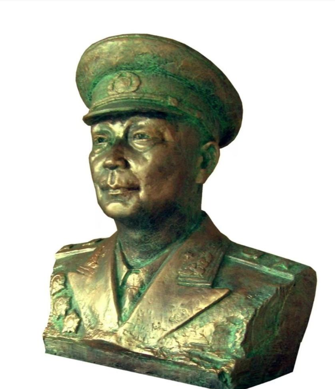 聂荣臻雕塑 作者：彭江林